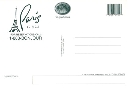 America Postcard - Nevada - Las Vegas - Paris Hotel - Mo’s Postcards 