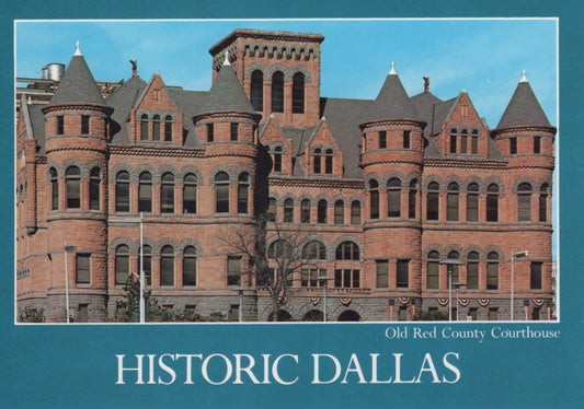 America Postcard - "Old Red" County Courthouse, Dallas, Texas - Mo’s Postcards 