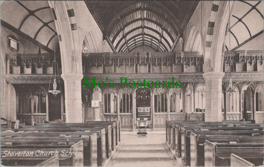 Staverton Church Screen, Devon