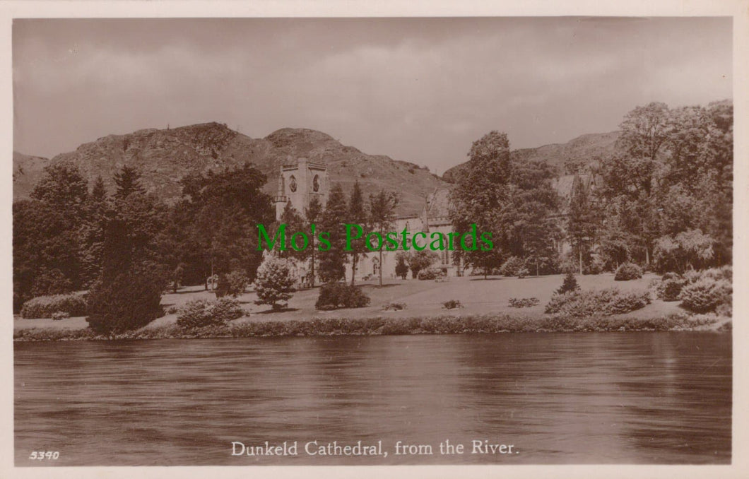 Dunkeld Cathedral, From The River, Perthshire