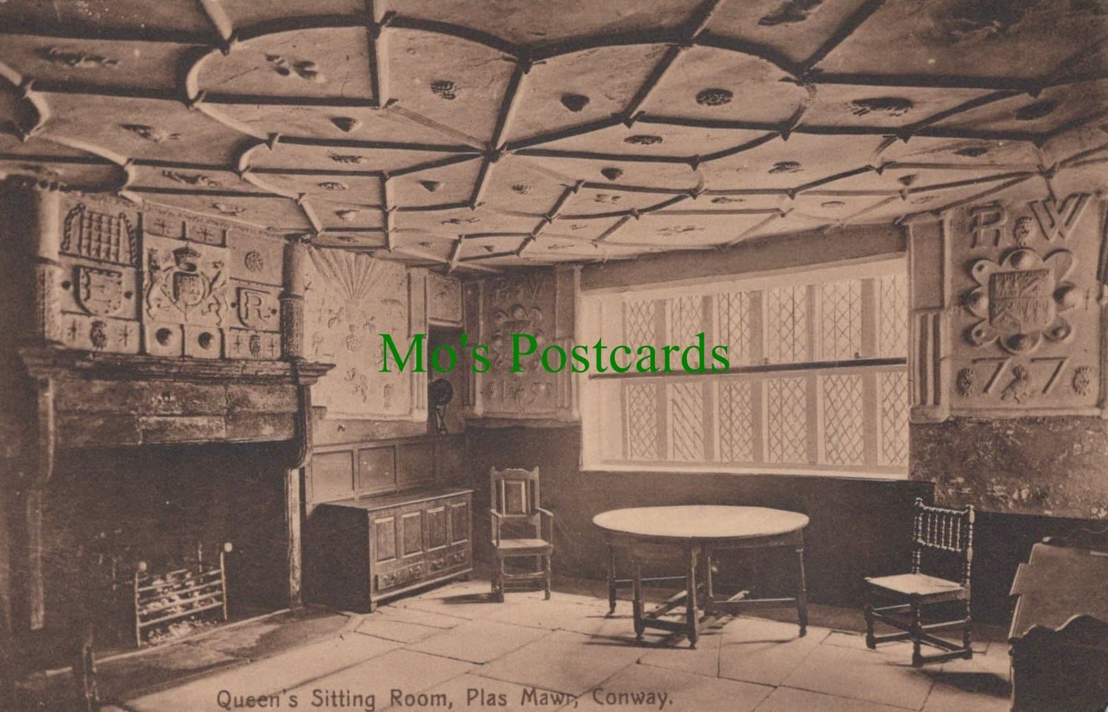 Queen's Sitting Room, Plas Mawr, Conway