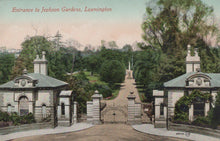 Load image into Gallery viewer, Warwickshire Postcard - Entrance To Jephson Gardens, Leamington - Mo’s Postcards 
