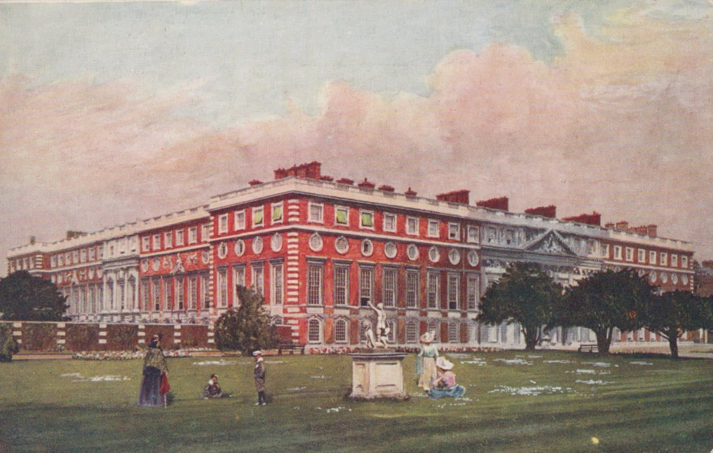 Middlesex Postcard - South-East Front, Hampton Court Palace - Mo’s Postcards 