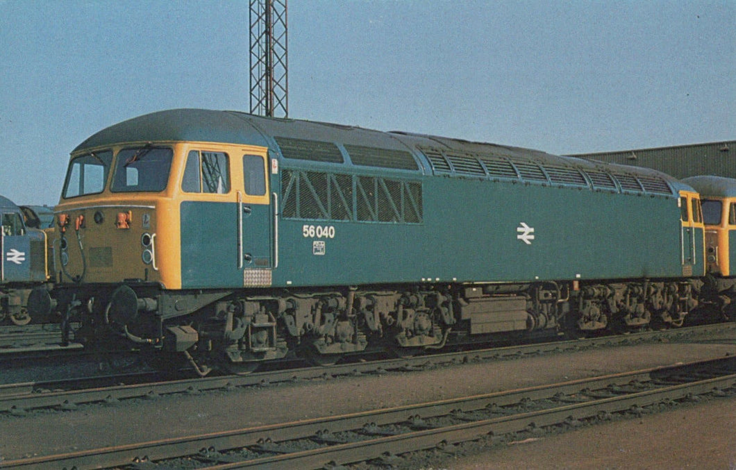 Railways Postcard - Trains - No 56 040 Toton in 1979 - Mo’s Postcards 
