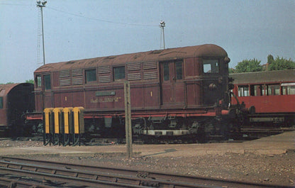Railways Postcard - No 1, London Transport Locomotive "John Lyon" at Neasden in 1969 - Mo’s Postcards 