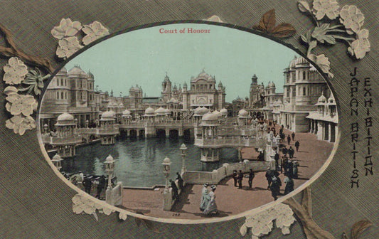 Exhibition Postcard - Court of Honour, Japan-British Exhibition - Mo’s Postcards 