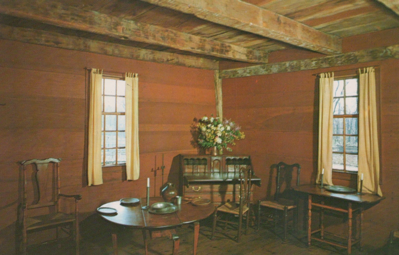 America Postcard - The Wick House, Morristown National Historical Park, New Jersey - Mo’s Postcards 