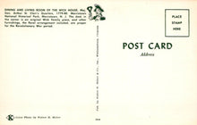 Load image into Gallery viewer, America Postcard - The Wick House, Morristown National Historical Park, New Jersey - Mo’s Postcards 
