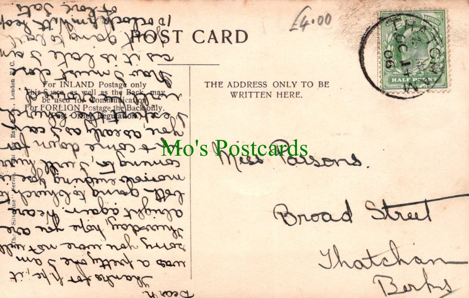 Actress Postcard - Misses Blanche & Doris Stocker