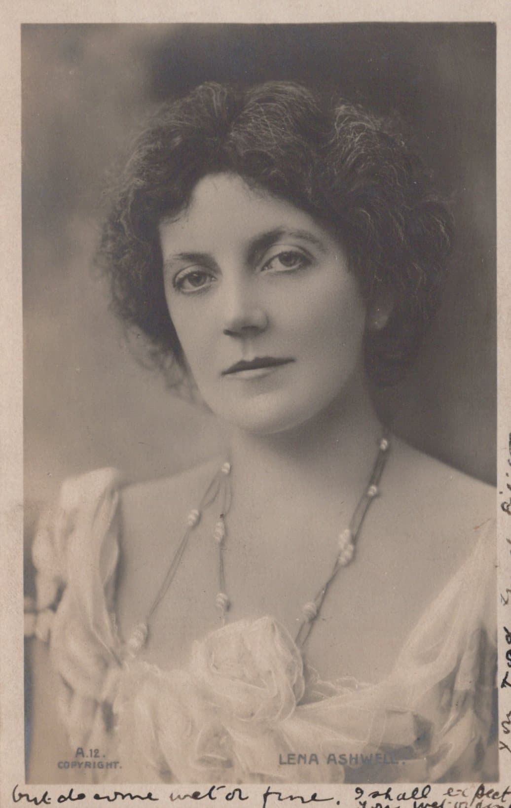 Actress Postcard - Miss Lena Ashwell, 1906 - Mo’s Postcards 