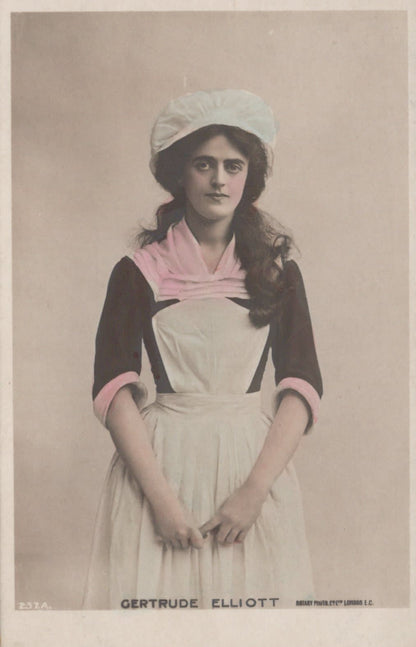 Actress Postcard - American Stage Actress Gertrude Elliott - Mo’s Postcards 