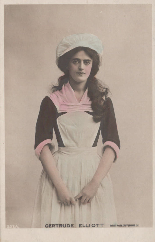 Actress Postcard - American Stage Actress Gertrude Elliott - Mo’s Postcards 