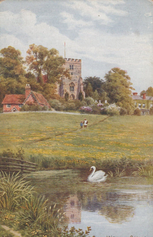 Sussex Postcard - Withyham Church - Mo’s Postcards 