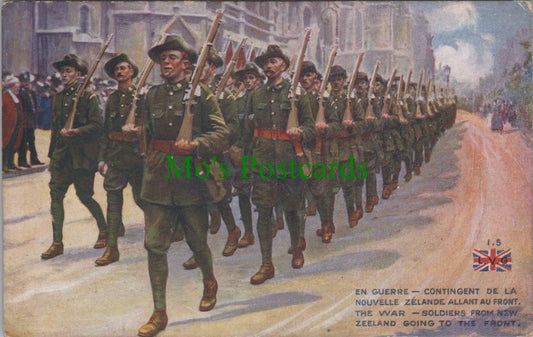 Soldiers From New Zealand Going To The Front