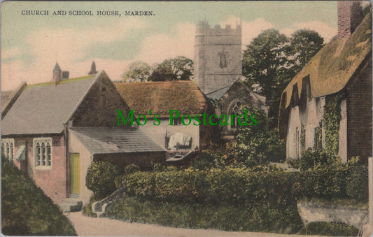 Church and School House, Marden, Wiltshire