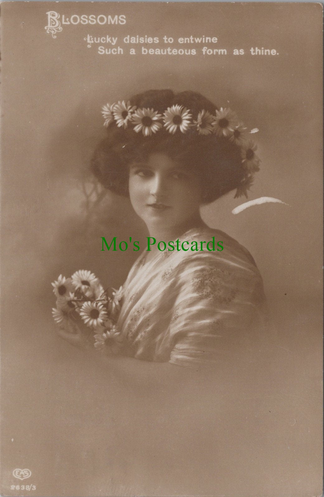 Glamour Postcard - Blossoms Poem