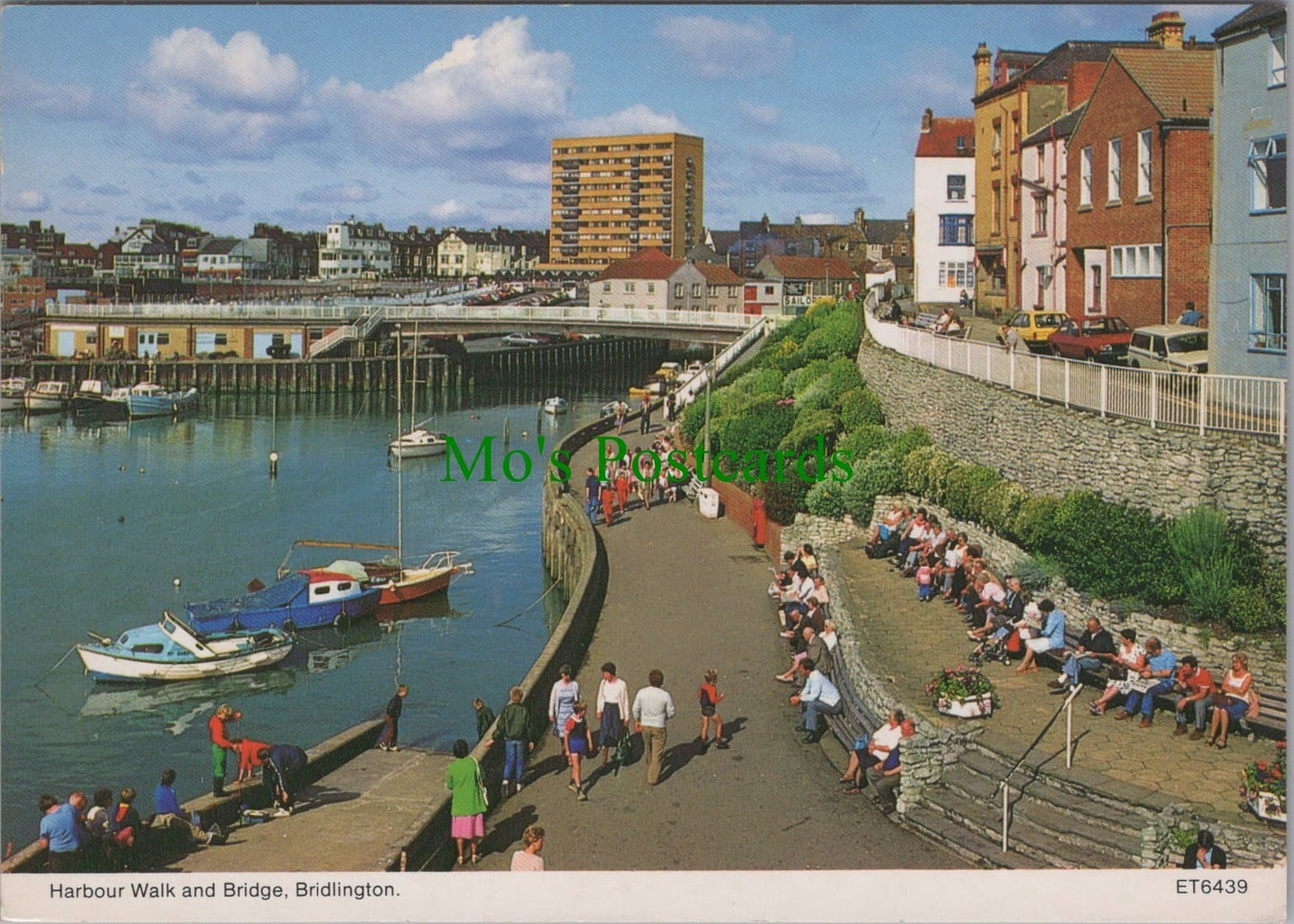 Harbour Walk and Bridge, Bridlington, Yorkshire