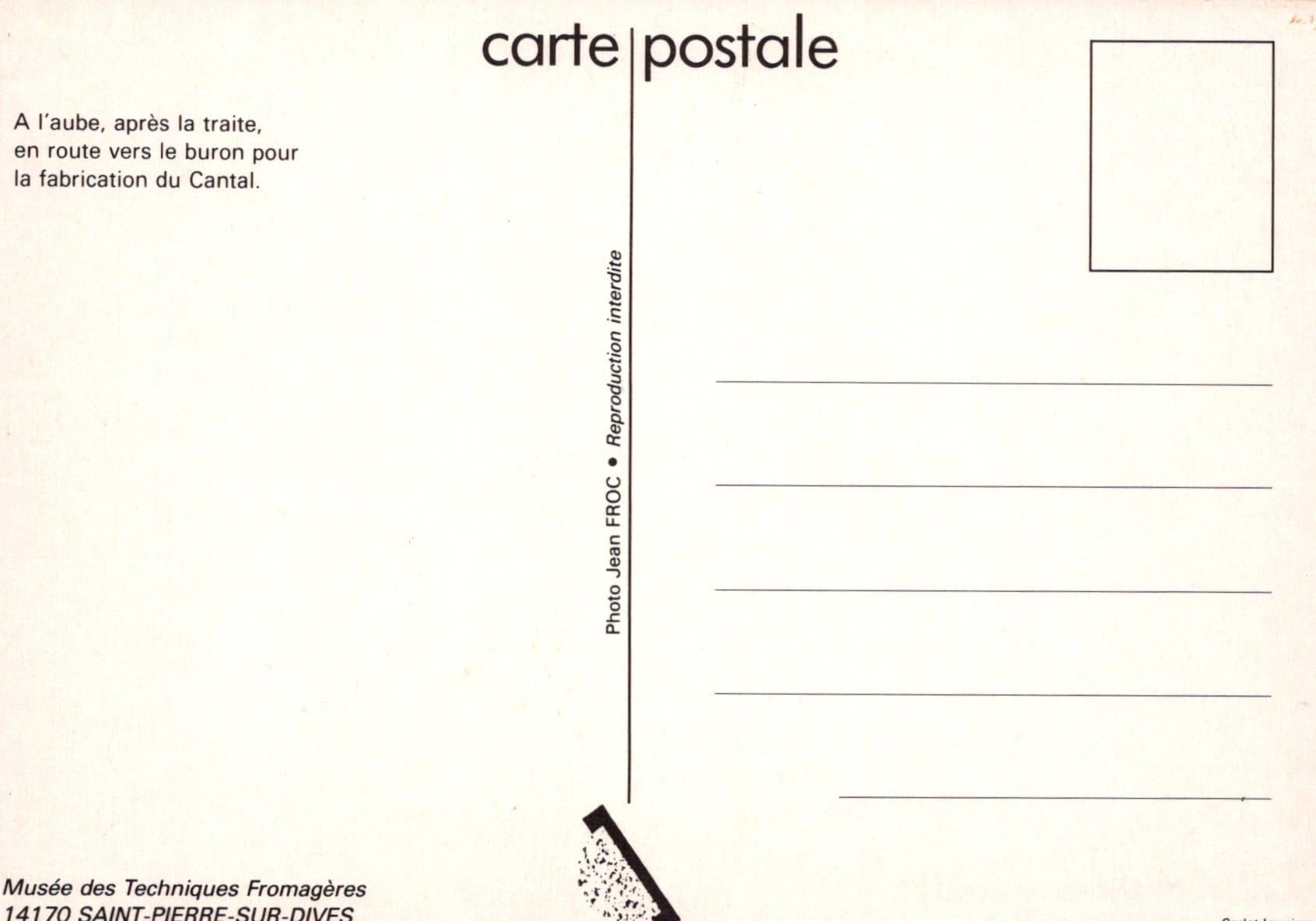 France Postcard - A L'Aube Apres La Traite En Route Vers Le Buron Pour La Fabrication Du Cantal - Mo’s Postcards 