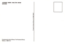 Load image into Gallery viewer, Yorkshire Postcard - Judging Sheep, Malton Show 1989 - Mo’s Postcards 
