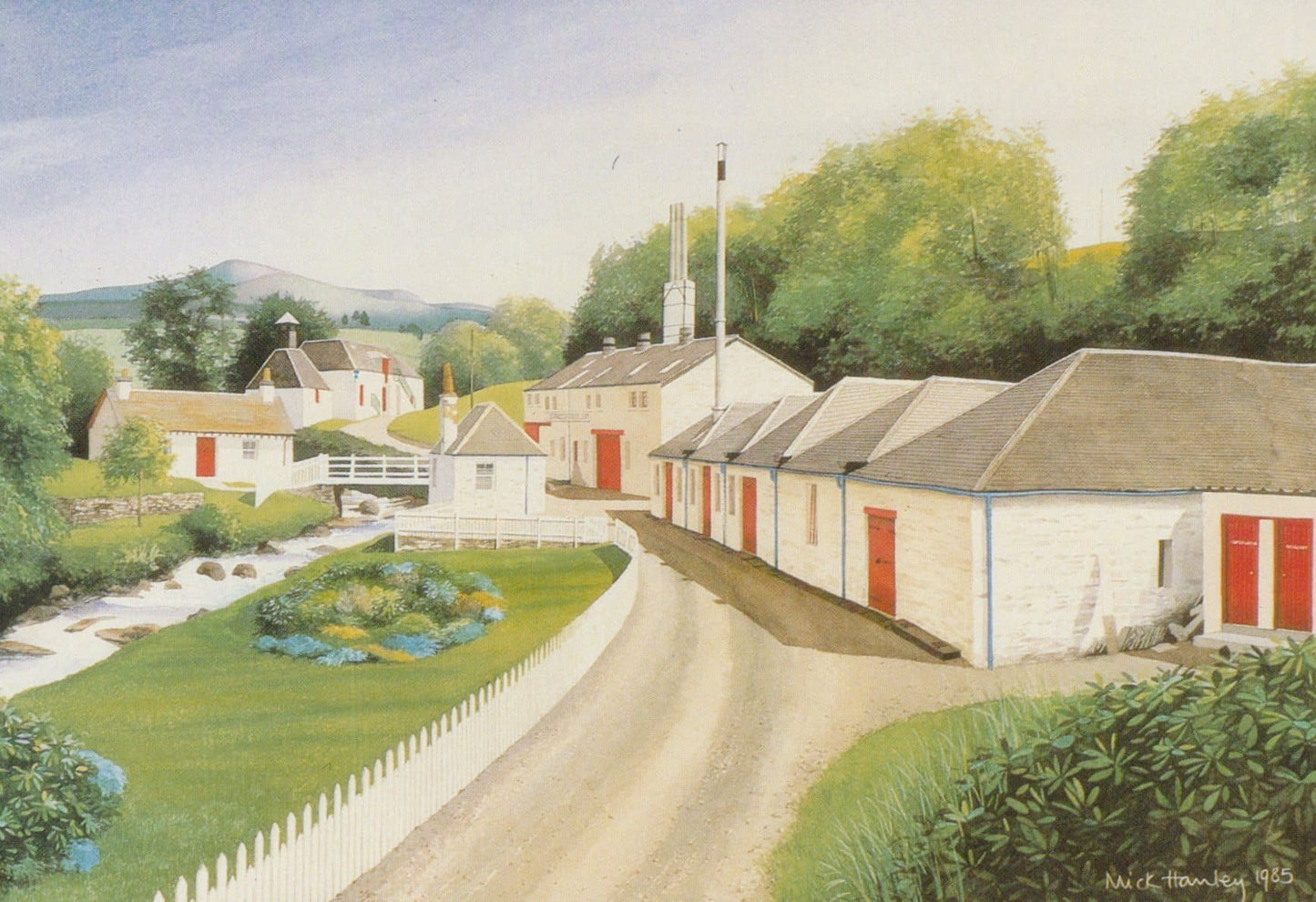 Scotland Postcard - Edradour Distillery, Pitlochry, Perthshire - Mo’s Postcards 