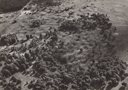 Norfolk Postcard - Aerial View of Grimes Graves, Weeting - Mo’s Postcards 