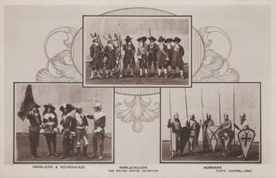 Exhibition Postcard - Marlborough - Cavaliers & Roundheads and Normans - Mo’s Postcards 