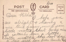 Load image into Gallery viewer, Animals Postcard - Dogs - Cute Dog in a Flower Pot - &quot;I&#39;m Awful Lovely Here&quot; - Mo’s Postcards 
