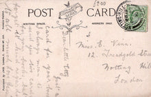 Load image into Gallery viewer, Animals Postcard - Dogs - Children With a Basket of Puppies - An Unexpected Present, 1910 - Mo’s Postcards 
