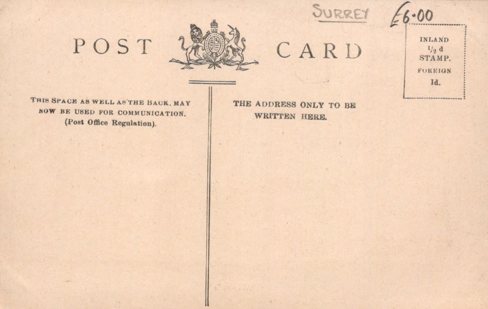 Surrey Postcard - Aldworth House, Haslemere - Mo’s Postcards 