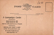 Load image into Gallery viewer, Politics Postcard - America - Our Next President Campaign Card - Mo’s Postcards 
