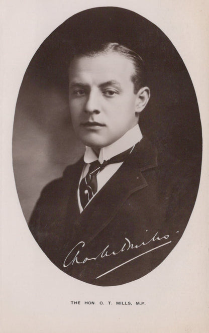Politics Postcard - The Hon Charles Thomas Mills, M.P - Conservative Member of Parliament for Uxbridge - Mo’s Postcards 