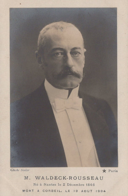 Politics Postcard - Pierre Marie René Ernest Waldeck-Rousseau, French Republican Politician - Mo’s Postcards 