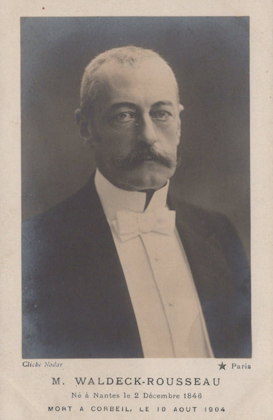Politics Postcard - Pierre Marie René Ernest Waldeck-Rousseau, French Republican Politician - Mo’s Postcards 