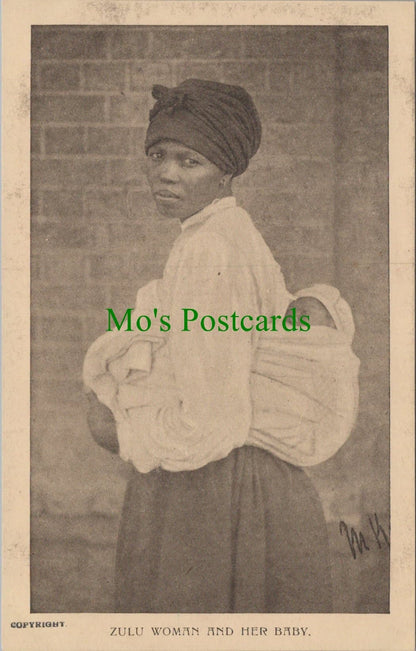 Zulu Woman and Her Baby, South Africa