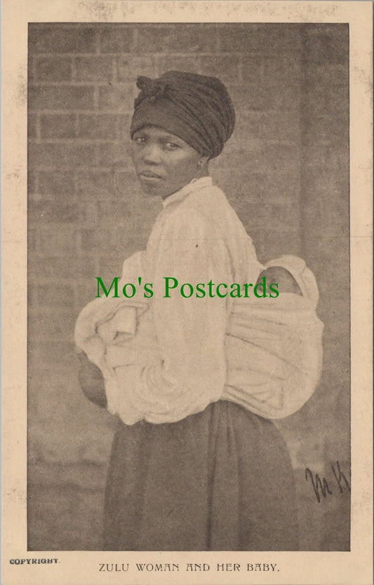 Zulu Woman and Her Baby, South Africa