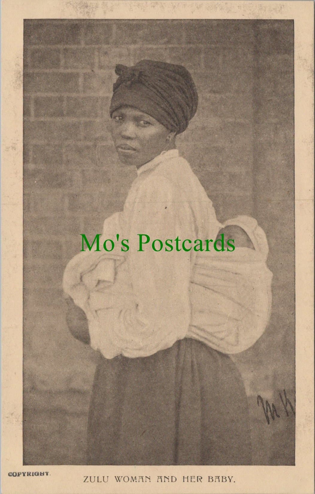 Zulu Woman and Her Baby, South Africa