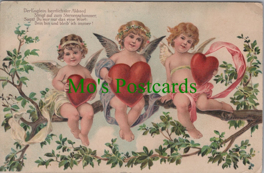 Children Postcard - Three Angels / Cherubs