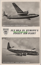 Load image into Gallery viewer, Aviation Postcard -British European Airways
