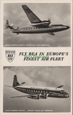 Aviation Postcard -British European Airways
