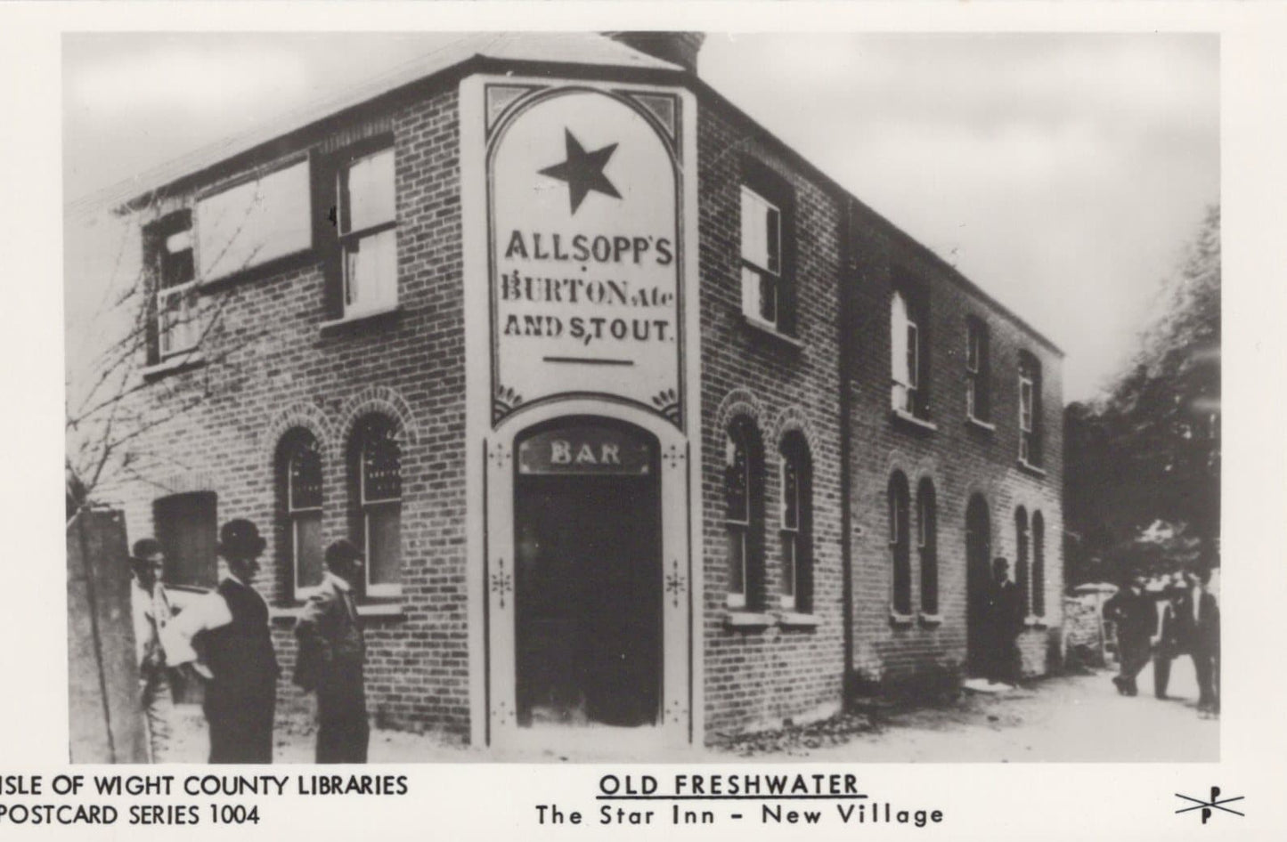 Isle of Wight Postcard - Old Freshwater - The Star Inn - New Village - Mo’s Postcards 