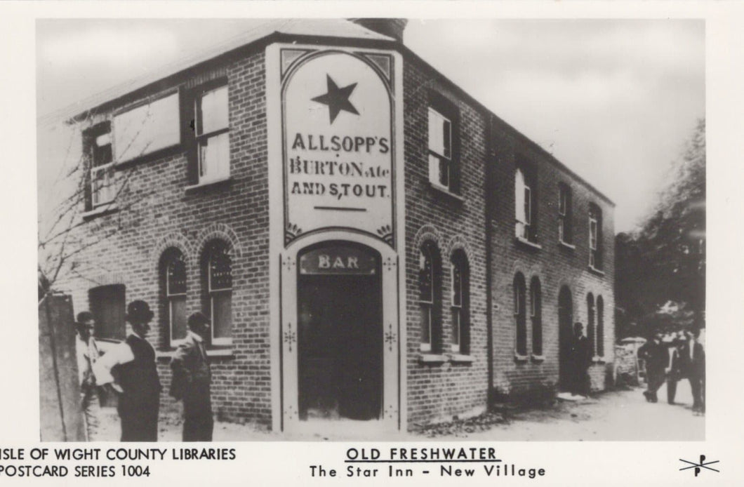 Isle of Wight Postcard - Old Freshwater - The Star Inn - New Village - Mo’s Postcards 