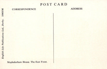 Oxfordshire Postcard - Mapledurham House - The East Front - Mo’s Postcards 