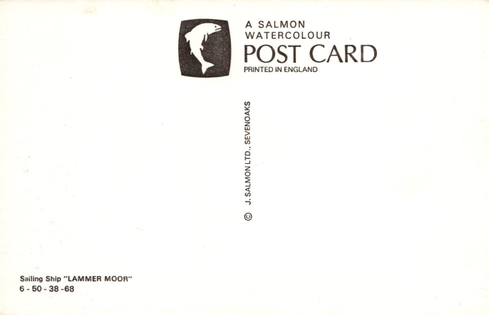 Shipping Postcard - Sailing Ship "Lammer Moor" - Mo’s Postcards 