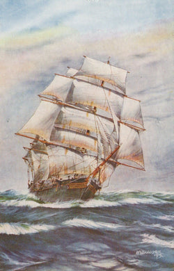 Shipping Postcard - Sailing Ship 