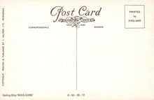 Load image into Gallery viewer, Shipping Postcard - Sailing Ship &quot;Ross-Shire&quot; - Mo’s Postcards 
