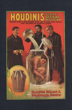 Load image into Gallery viewer, Magic Postcard - Harry Houdini&#39;s Death Defying Mystery - Mo’s Postcards 
