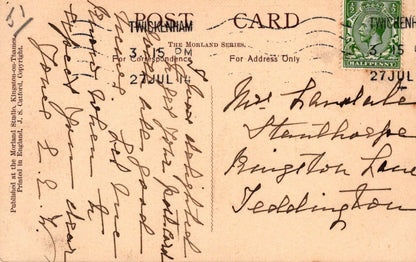 Middlesex Postcard - Cardinal Wolsey's Great Hall, Hampton Court Palace, 1914 - Mo’s Postcards 