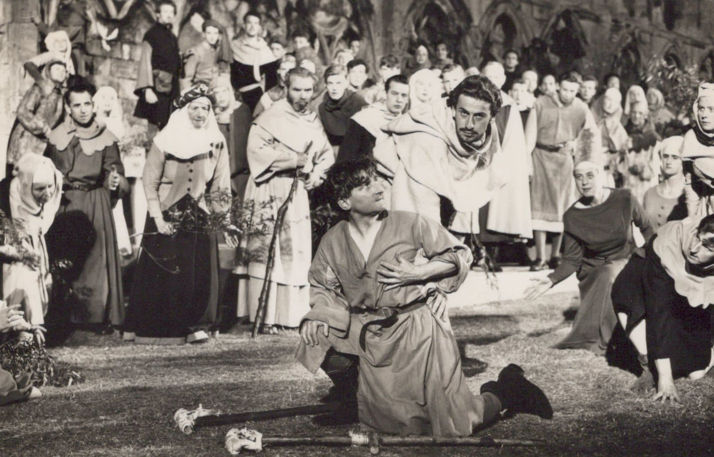 Theatrical Postcard - York Festival 1957 - The York Cycle of Mystery Plays - Mo’s Postcards 