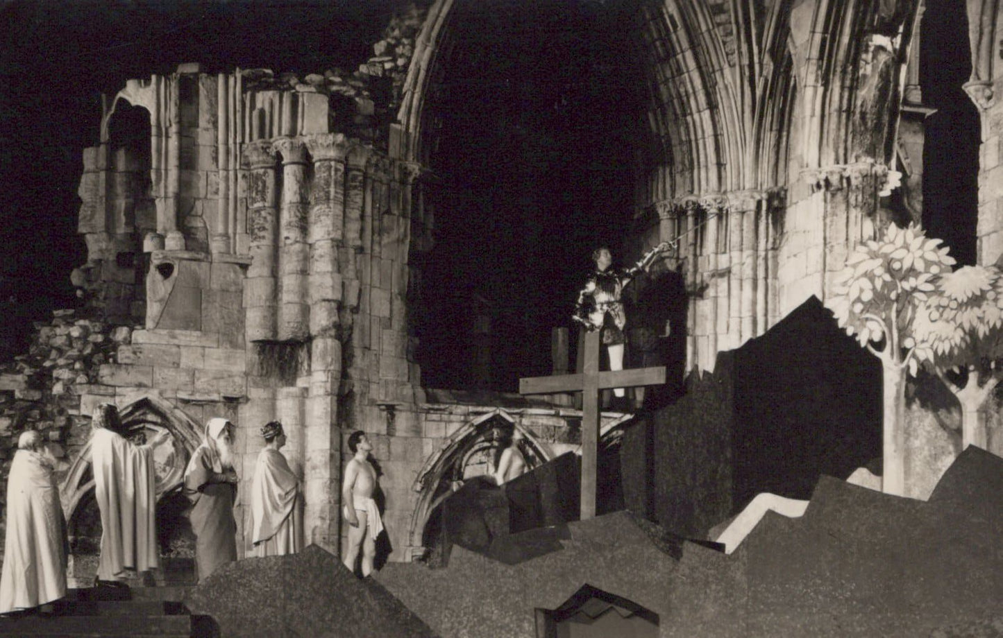 Theatrical Postcard - York Festival 1957 - The York Cycle of Mystery Plays - Mo’s Postcards 