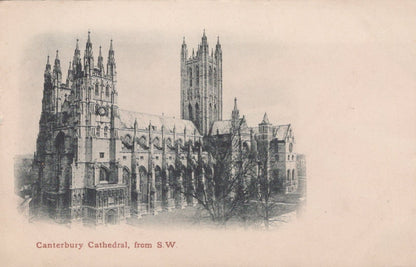 Kent Postcard - Canterbury Cathedral, From South West - Mo’s Postcards 